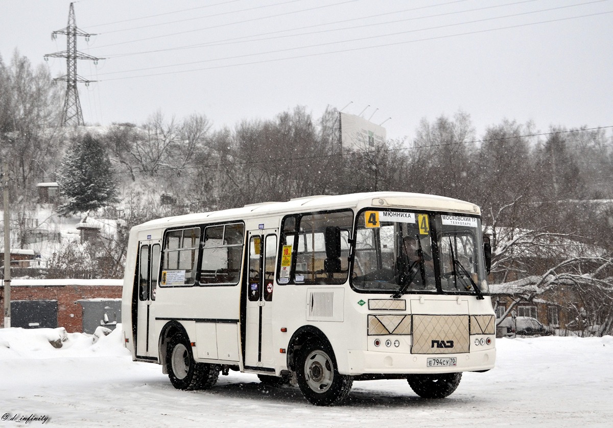 Томская область, ПАЗ-32054 № Е 794 СУ 70