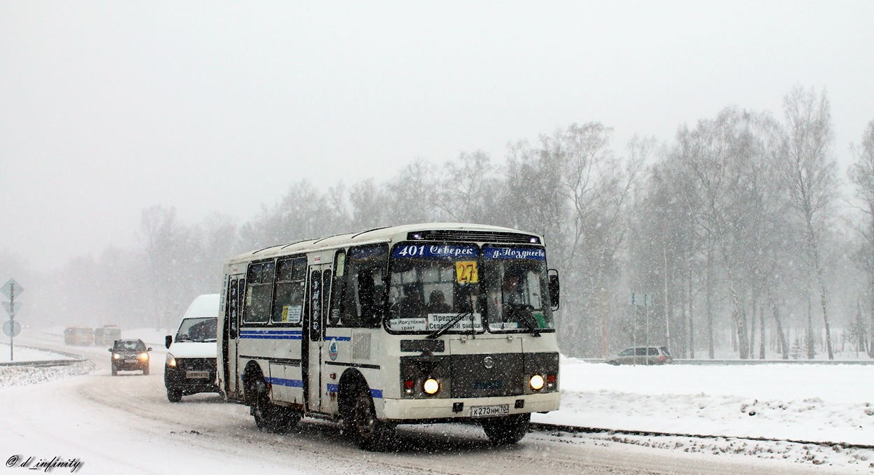 Томская область, ПАЗ-32054 № К 270 НМ 70