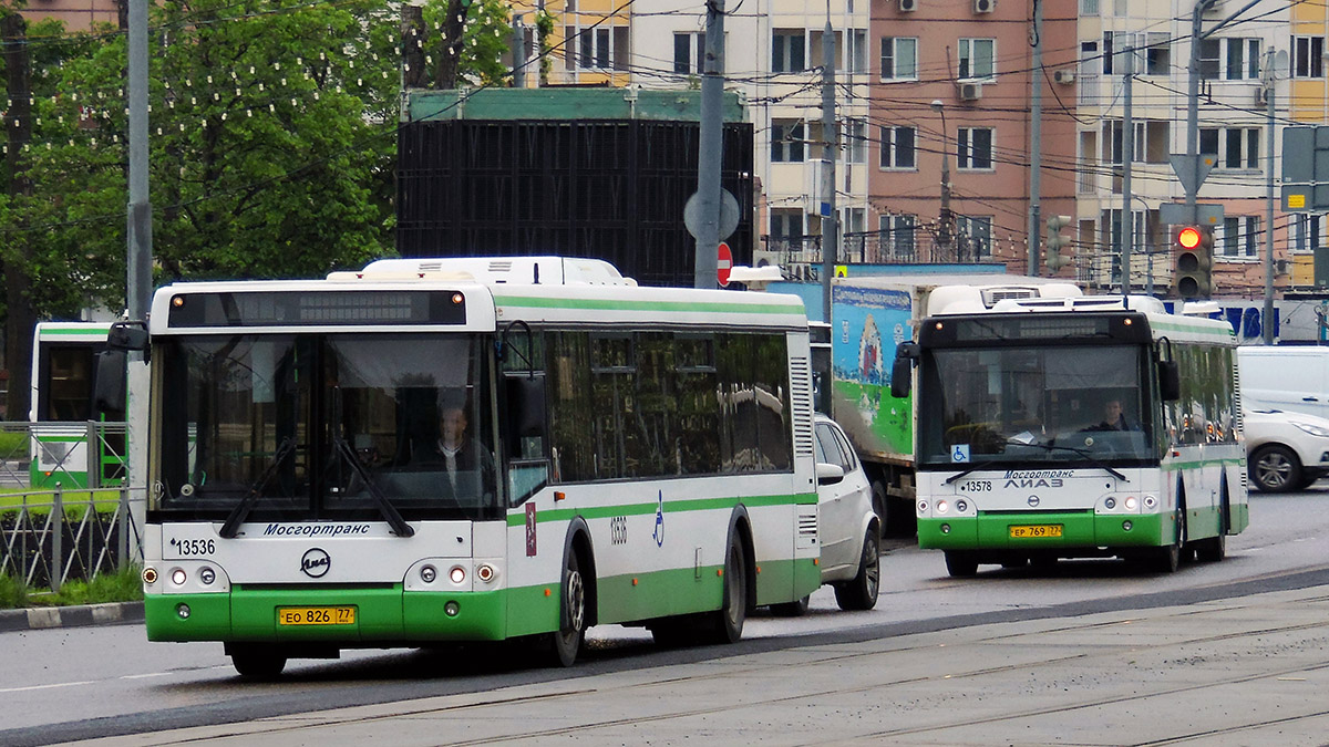 Москва, ЛиАЗ-5292.21 № 13536