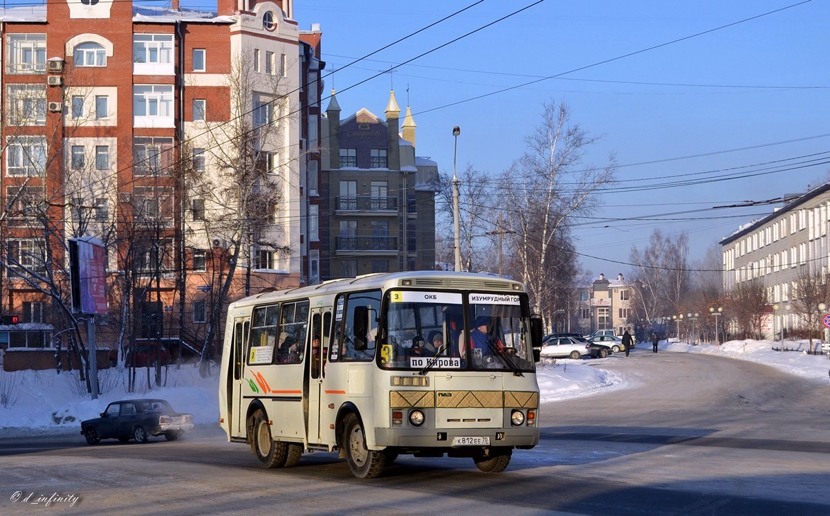 Томская область, ПАЗ-32054 № К 812 ЕЕ 70