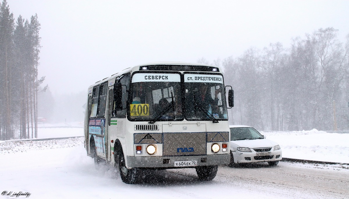 Томская область, ПАЗ-32054 № К 604 ЕК 70