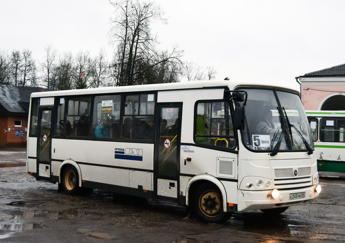 Тверская область, ПАЗ-320412-05 № Е 245 РВ 69