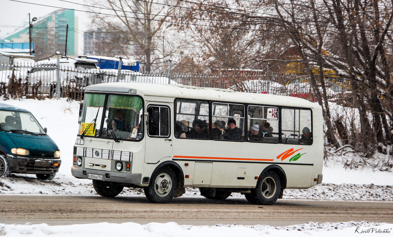 Новосибирская область, ПАЗ-32054 № Е 004 НА 154