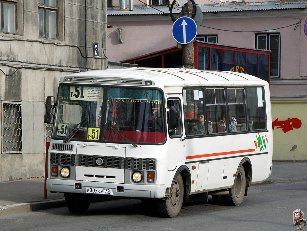 Нижегородская область, ПАЗ-32054 № В 307 КЕ 152