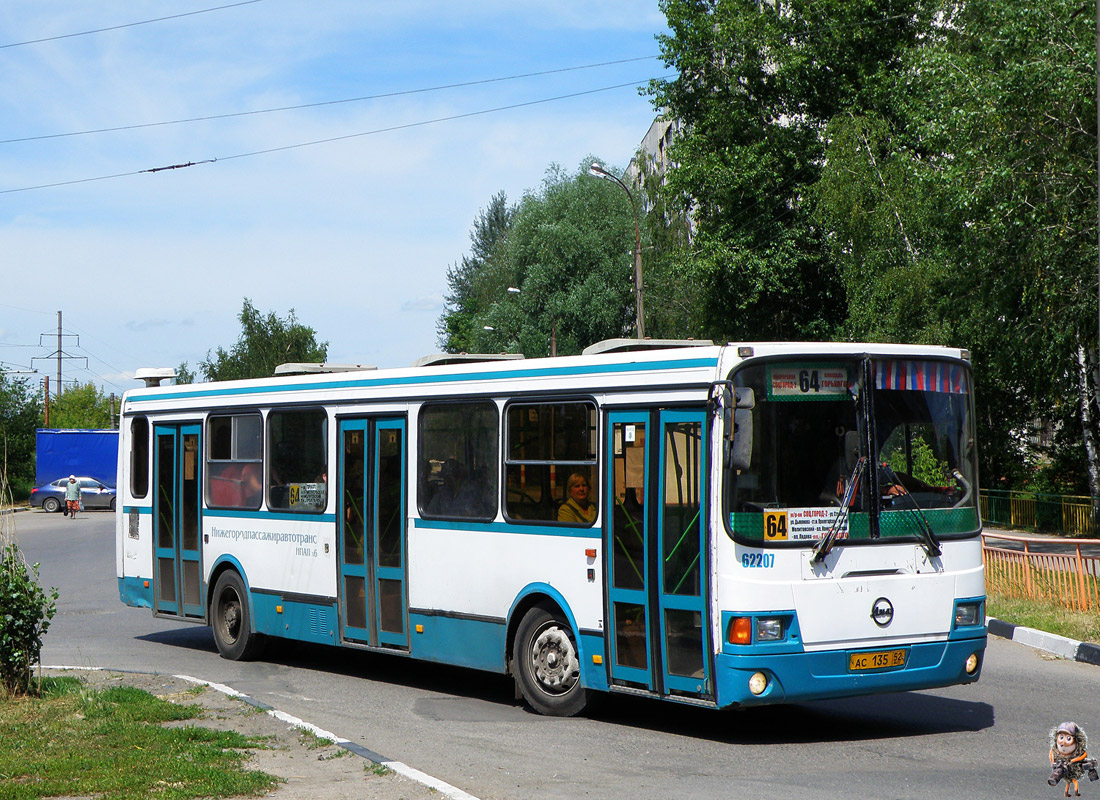 Нижегородская область, ЛиАЗ-5293.00 № 62207