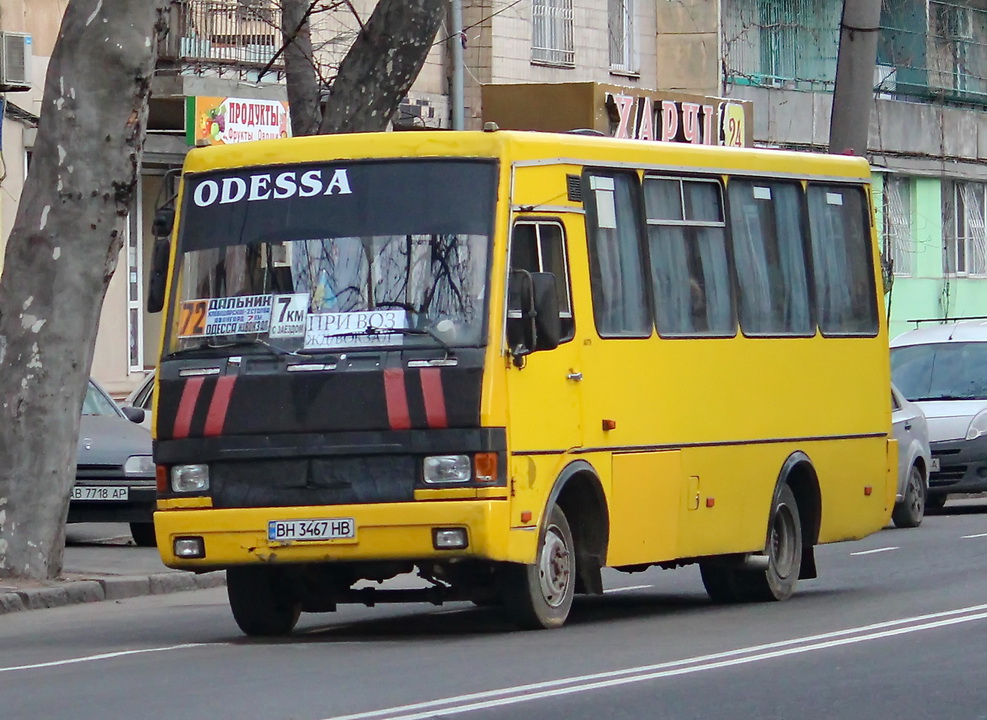 Одесская область, БАЗ-А079.14 "Подснежник" № BH 3467 HB