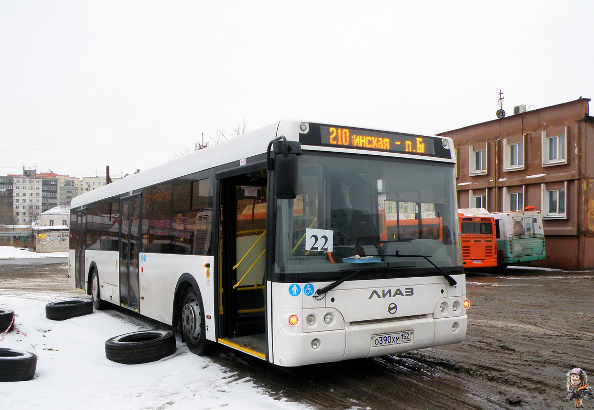 Nizhegorodskaya region, LiAZ-5292.65 # О 390 ХМ 152