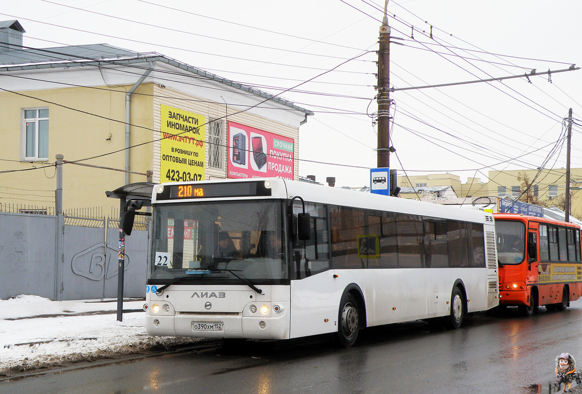 Nizhegorodskaya region, LiAZ-5292.65 # О 390 ХМ 152