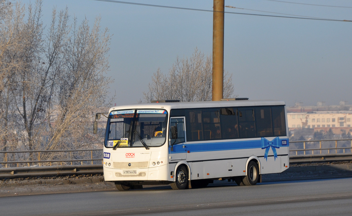 Omsk region, PAZ-320414-04 "Vektor" (1-2) Nr. 938
