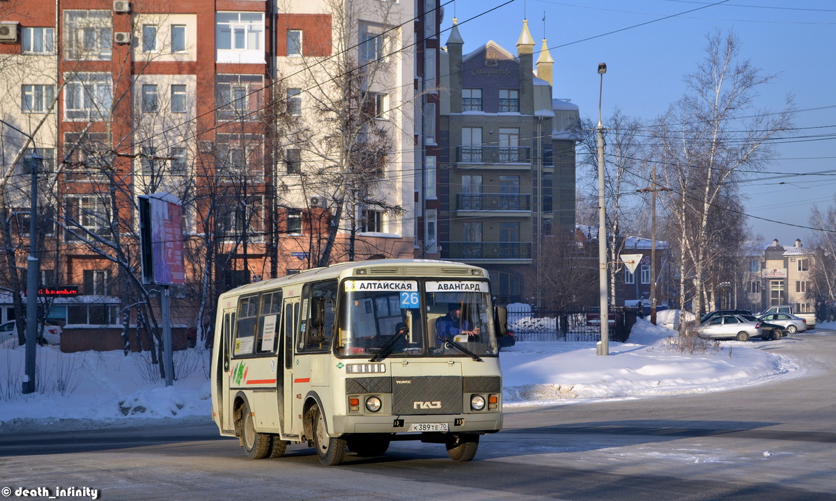 Томская область, ПАЗ-32054 № К 389 ТЕ 70