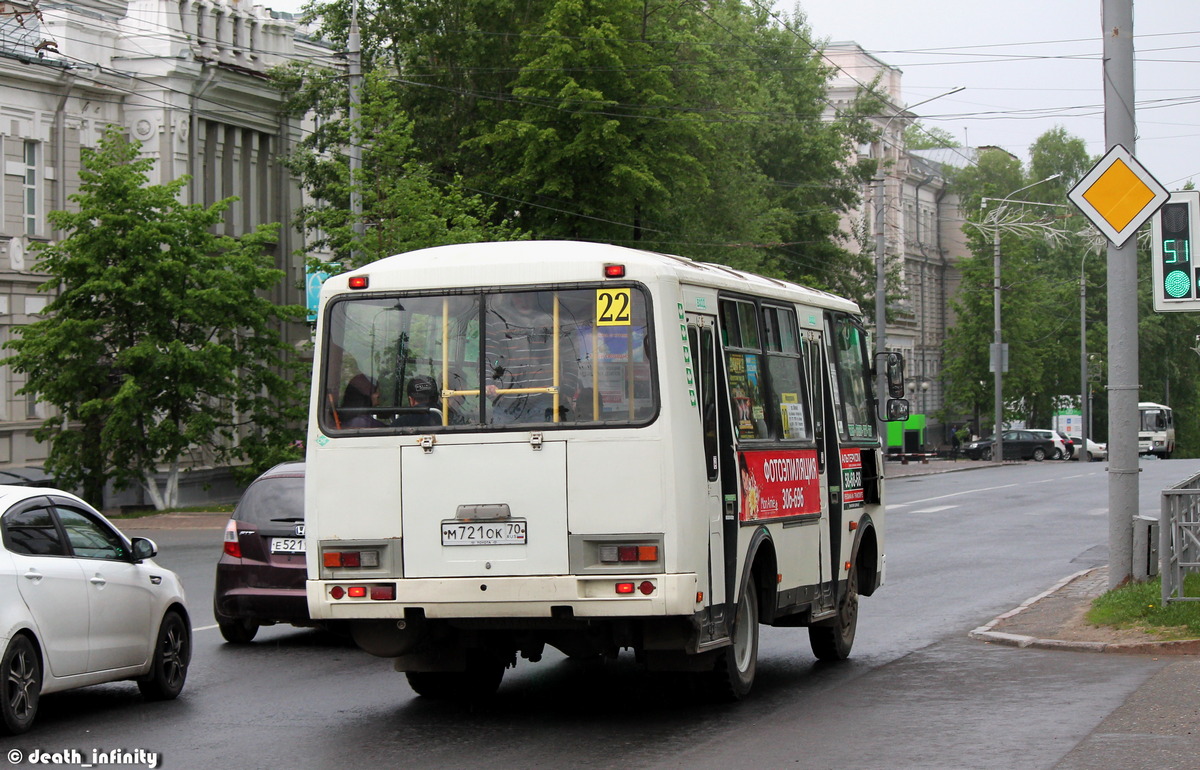 Томская область, ПАЗ-32054 № М 721 ОК 70