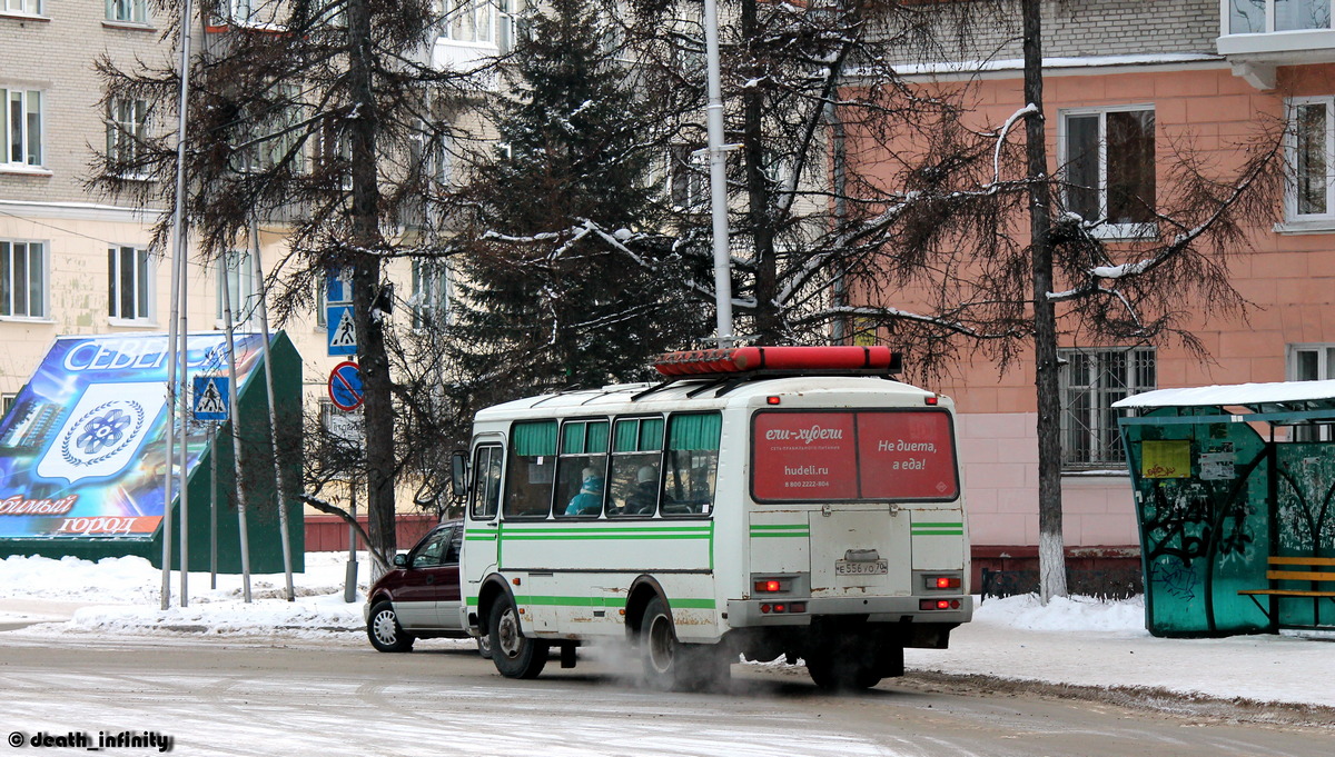 Томская область, ПАЗ-32054 № Е 556 УО 70