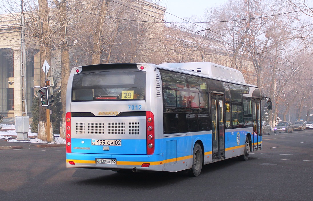 Алматы, Guilin Daewoo GDW6126CNG (СемАЗ) № 7012