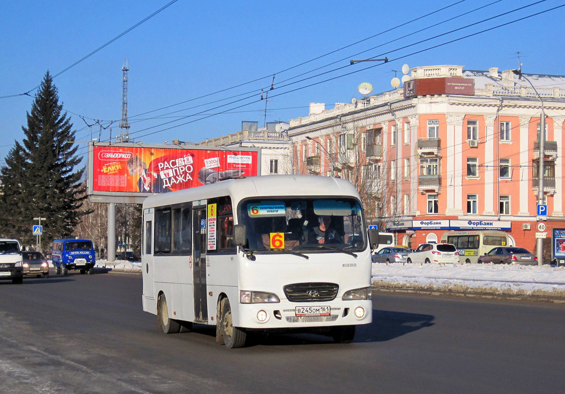 Алтайский край, Hyundai County LWB (ТагАЗ) № В 245 ОМ 161