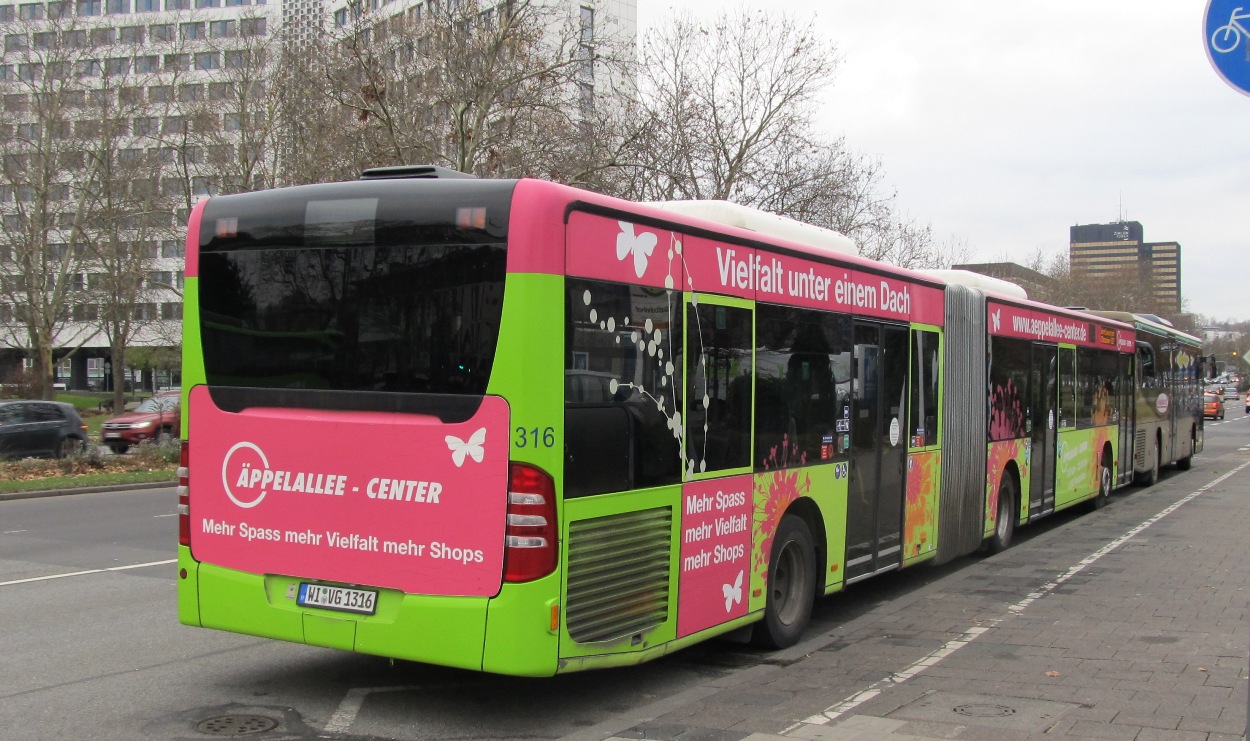 Гессен, Mercedes-Benz O530G Citaro facelift G № 316