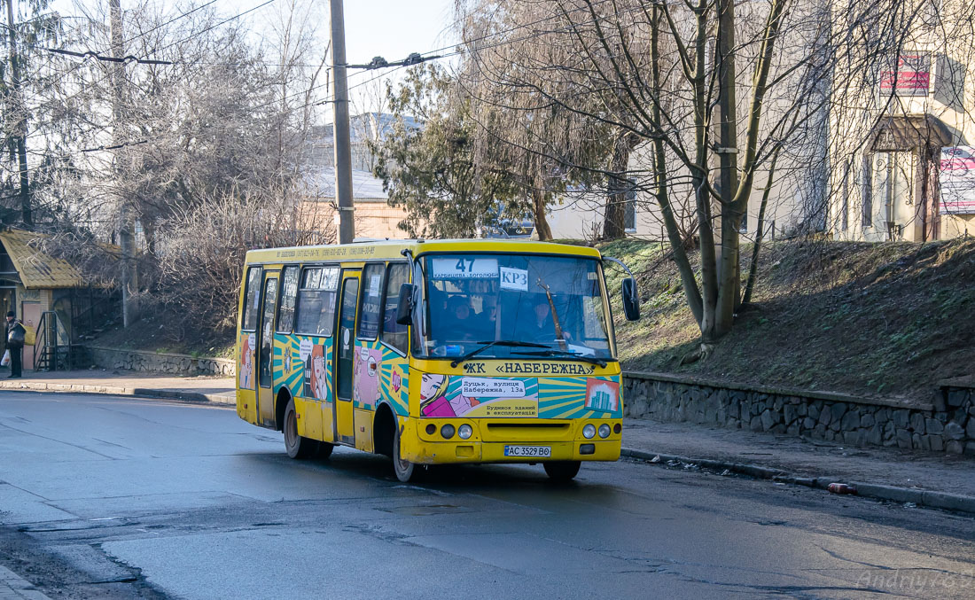 Волынская область, Богдан А09202 № AC 3529 BO