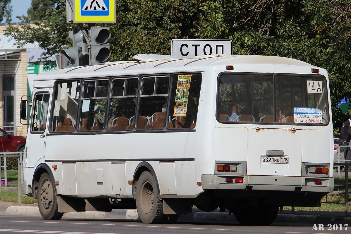 Тамбовская область, ПАЗ-4234 № В 321 ВК 178