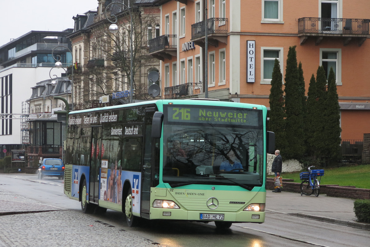 Баден-Вюртемберг, Mercedes-Benz O530Ü Citaro Ü № 172