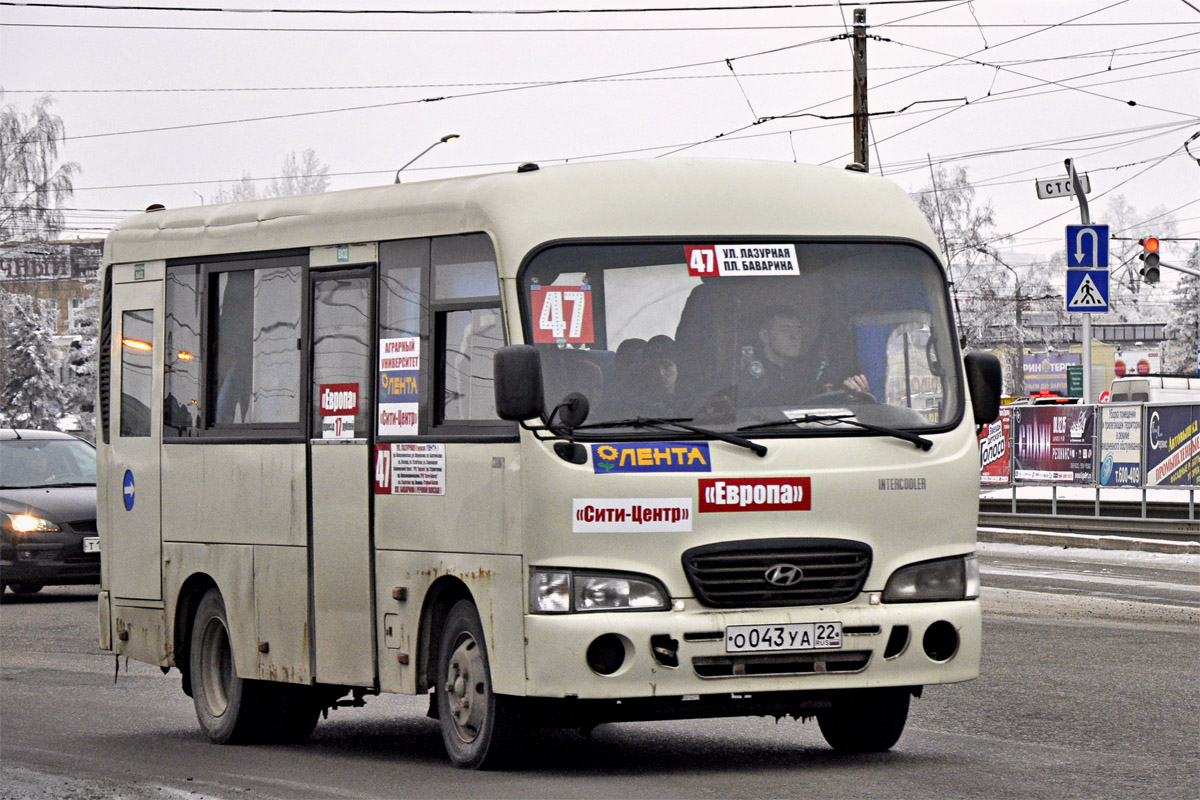 Алтайский край, Hyundai County SWB (РЗГА) № О 043 УА 22