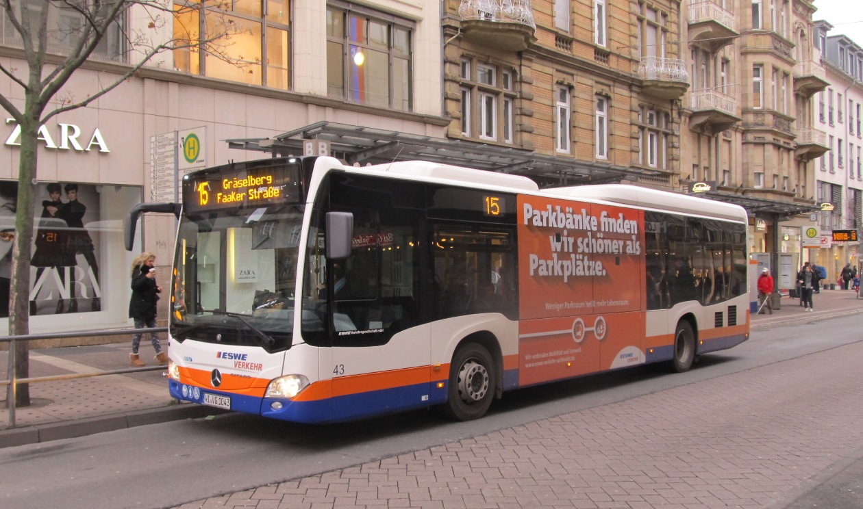 Гессен, Mercedes-Benz Citaro C2 LE № 43