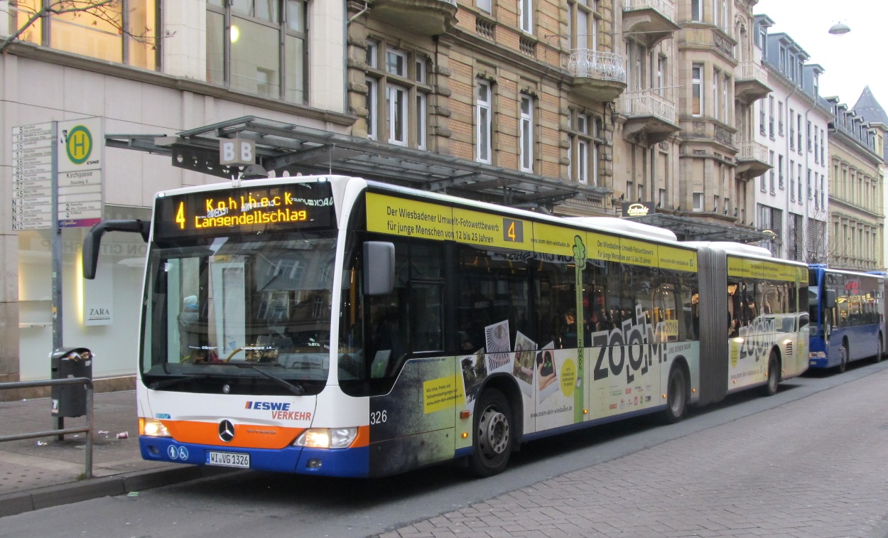 Гессен, Mercedes-Benz O530G Citaro facelift G № 326