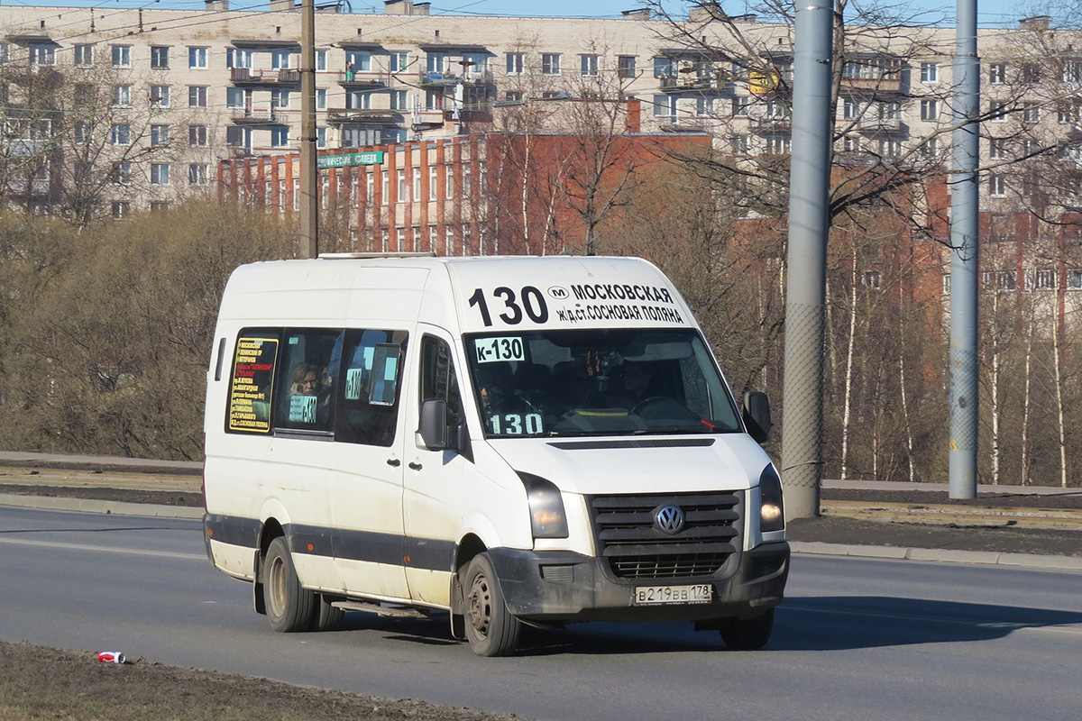 Sanktpēterburga, BTD-2219 (Volkswagen Crafter) № В 219 ВВ 178