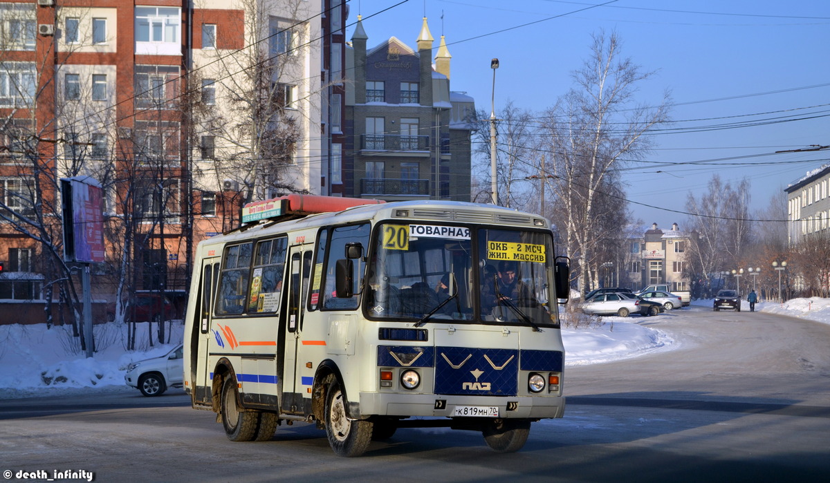 Томская область, ПАЗ-32054 № К 819 МН 70