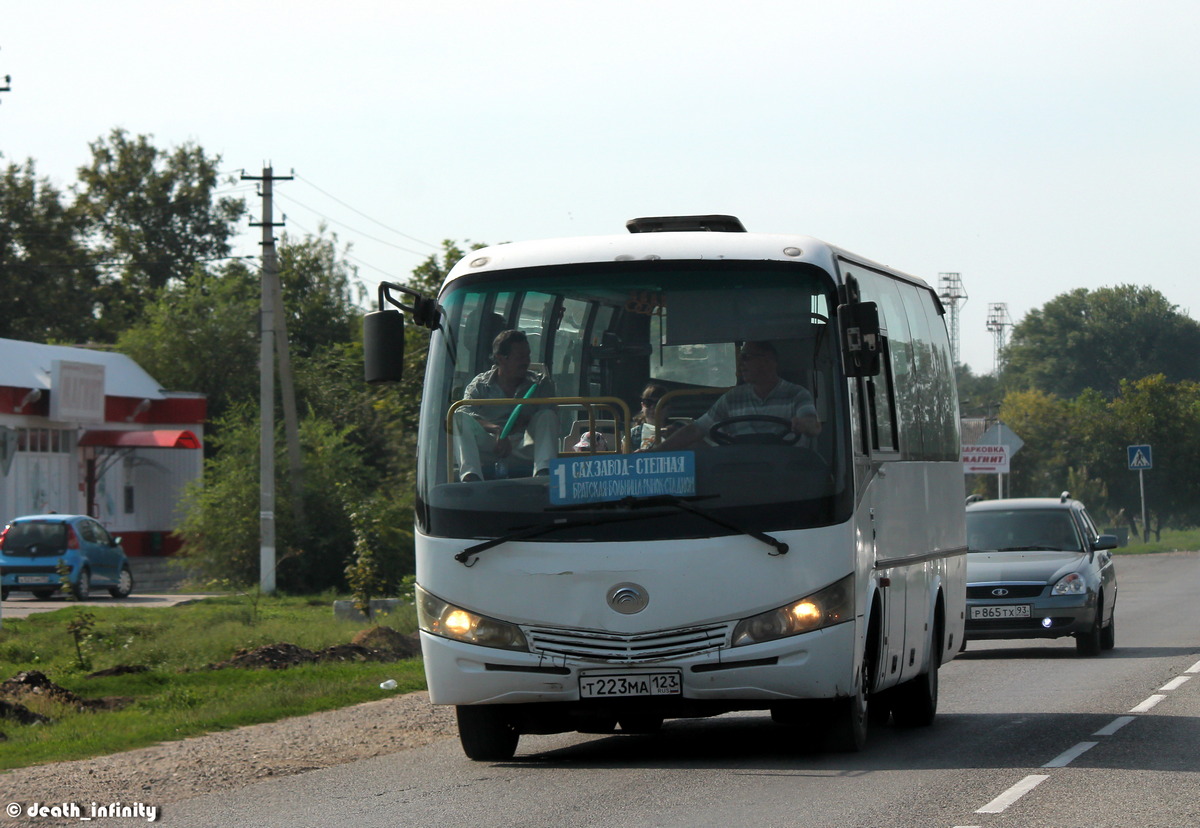 Краснодарский край, Yutong ZK6737D № Т 223 МА 123