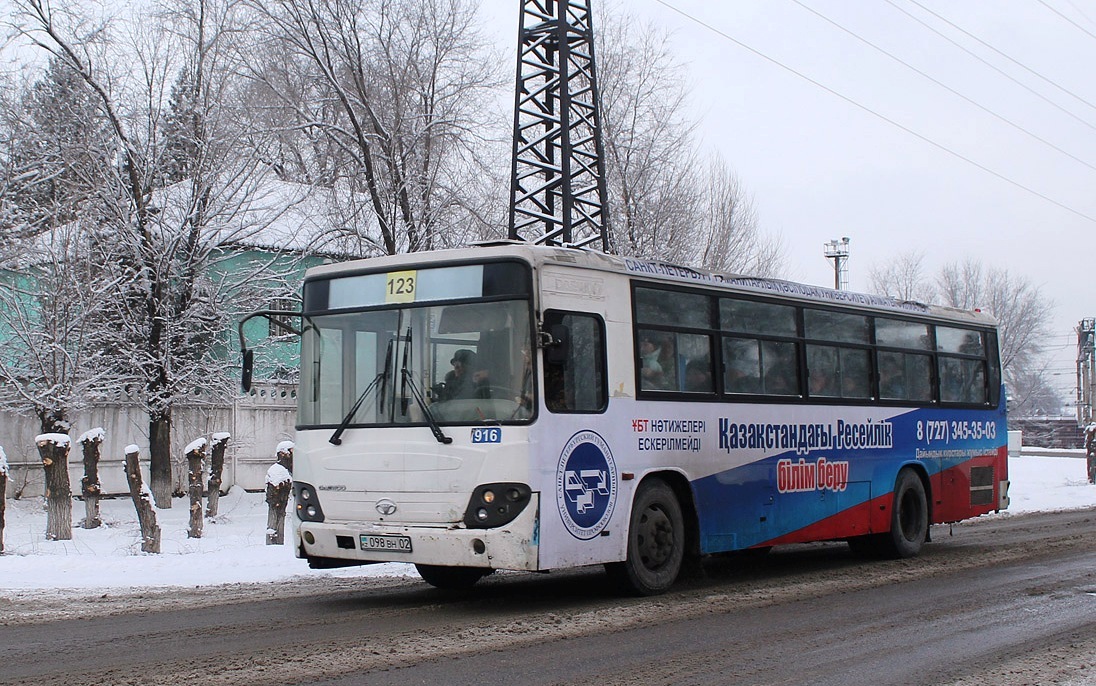 Almaty, Daewoo BS106 (SemAZ) č. 916