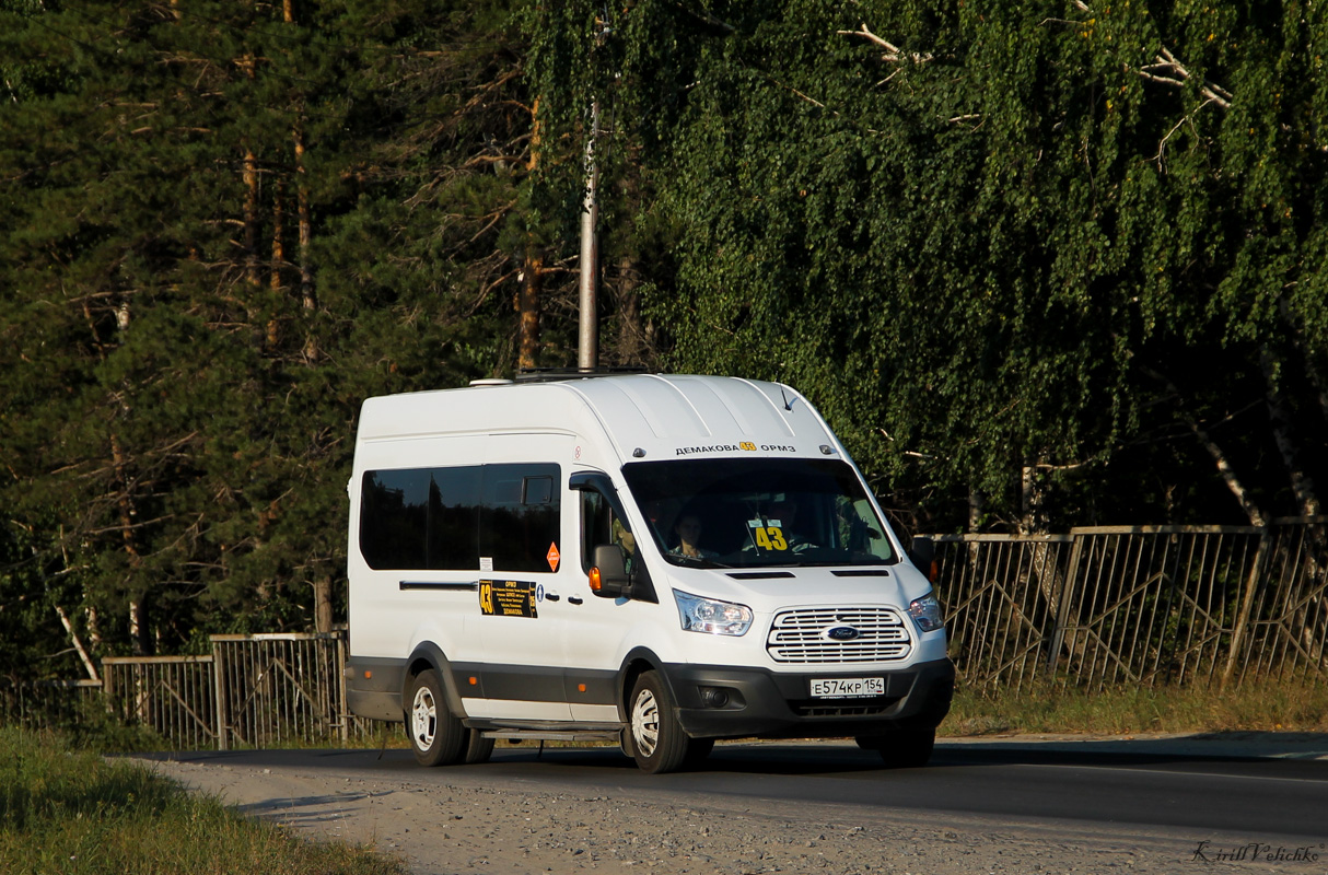 Новосибирская область, Нижегородец-222709  (Ford Transit) № Е 574 КР 154