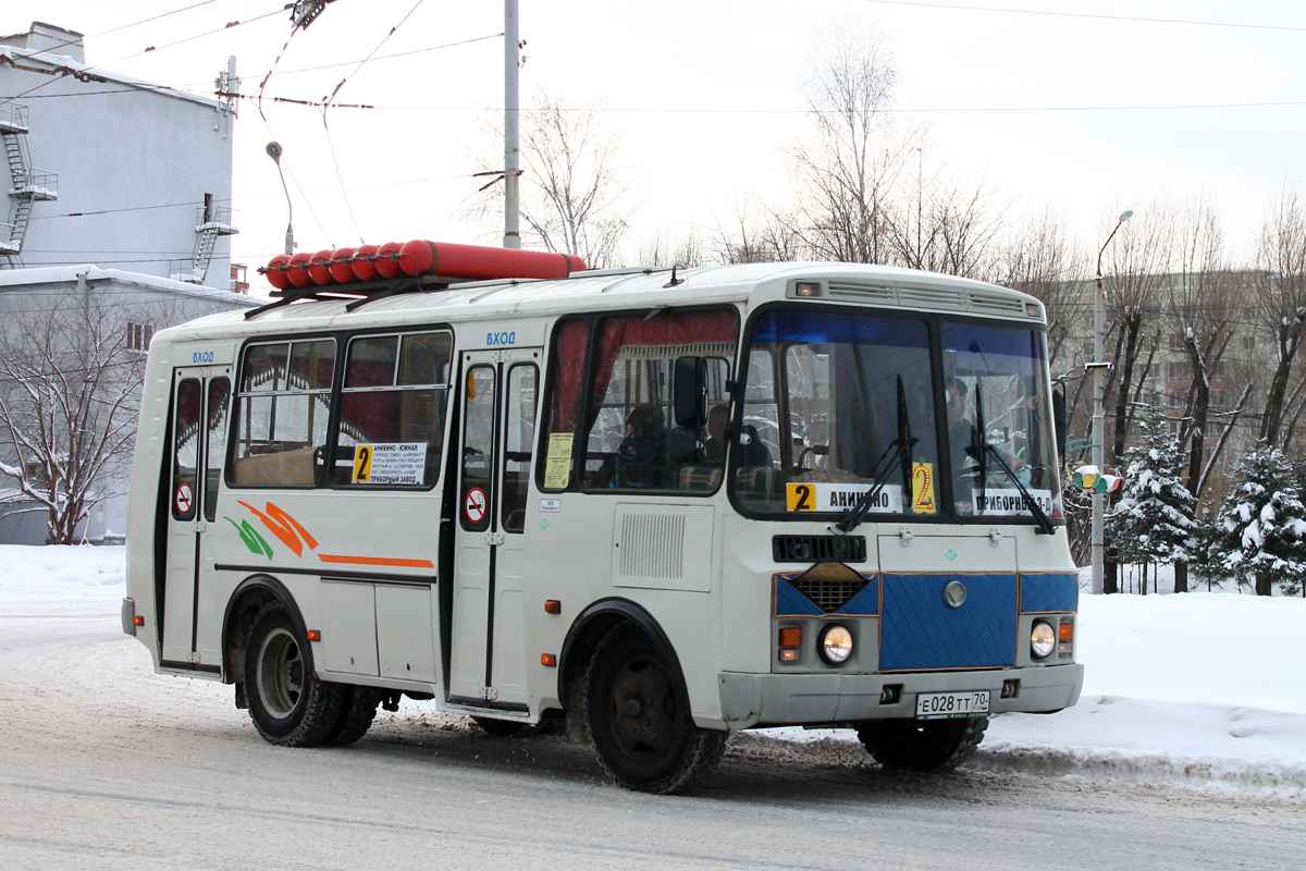 Томская область, ПАЗ-32054 № Е 028 ТТ 70