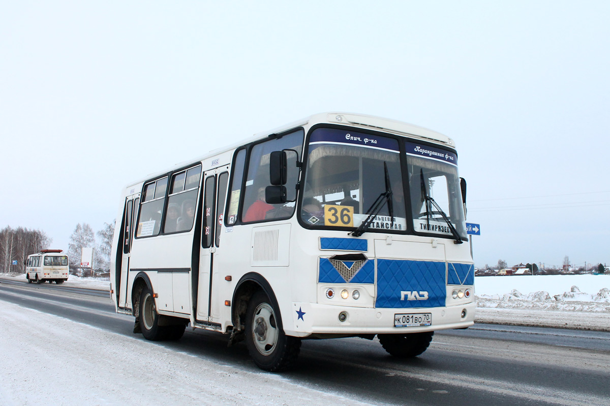 Томская область, ПАЗ-32054 № К 081 ВО 70