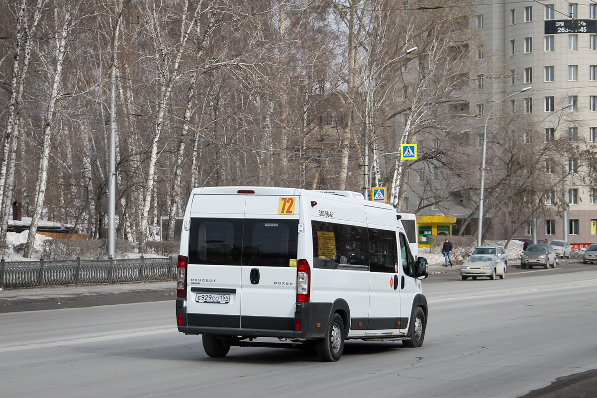 Novosibirsk region, Nizhegorodets-2227SK (Peugeot Boxer) # Е 929 СО 154