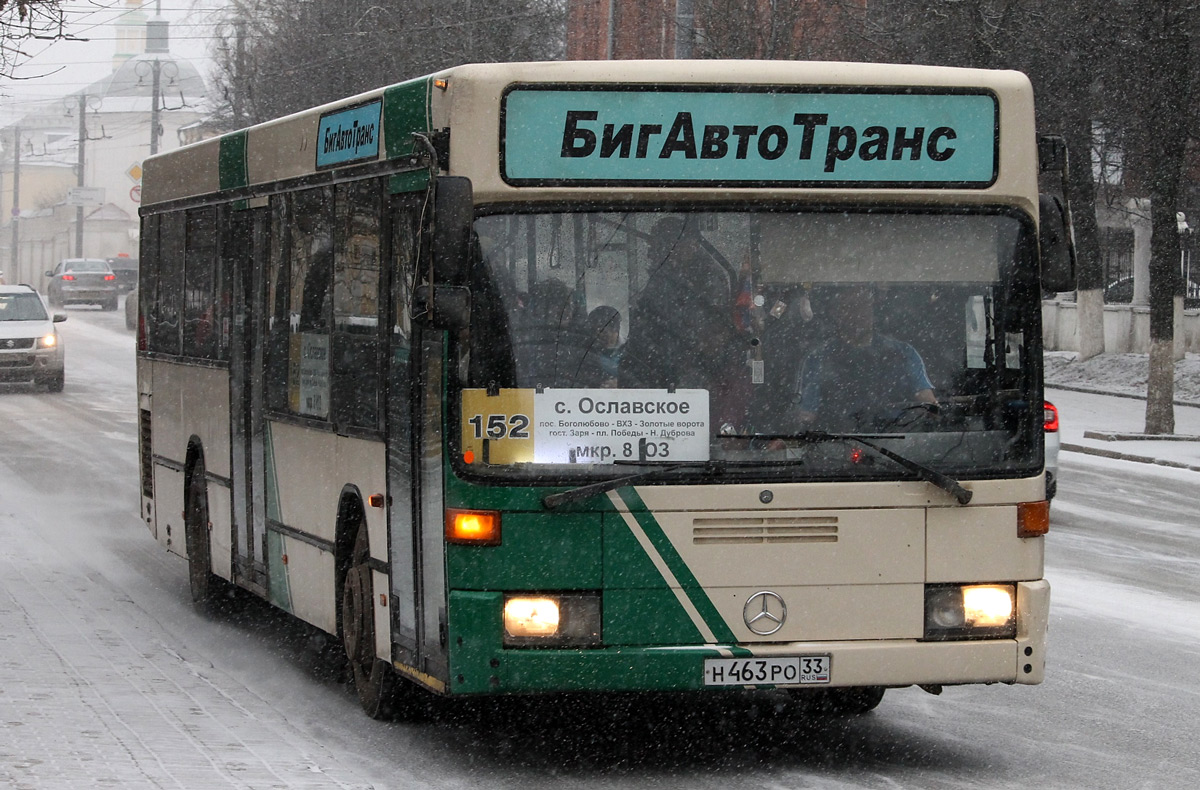 Obwód włodzimierski, Mercedes-Benz O405N2 Nr Н 463 РО 33