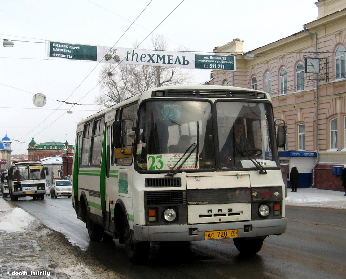 Томская область, ПАЗ-32051-110 № АС 720 70