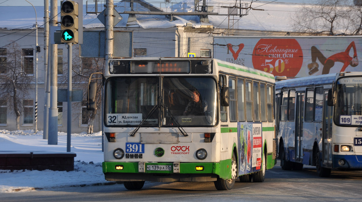 Омская область, ЛиАЗ-5256.45 № 391