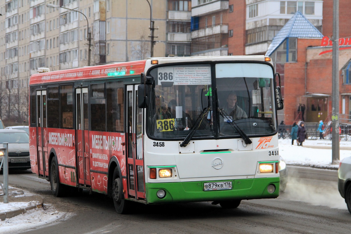 Санкт-Петербург, ЛиАЗ-5293.53 № 3458