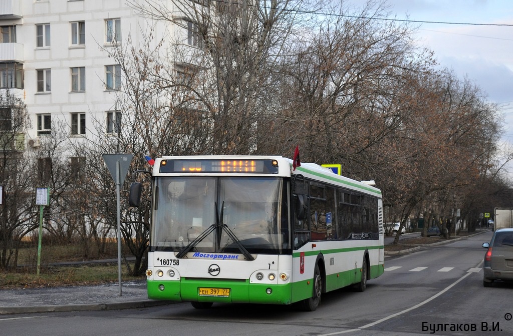 Москва, ЛиАЗ-5292.21 № 160758