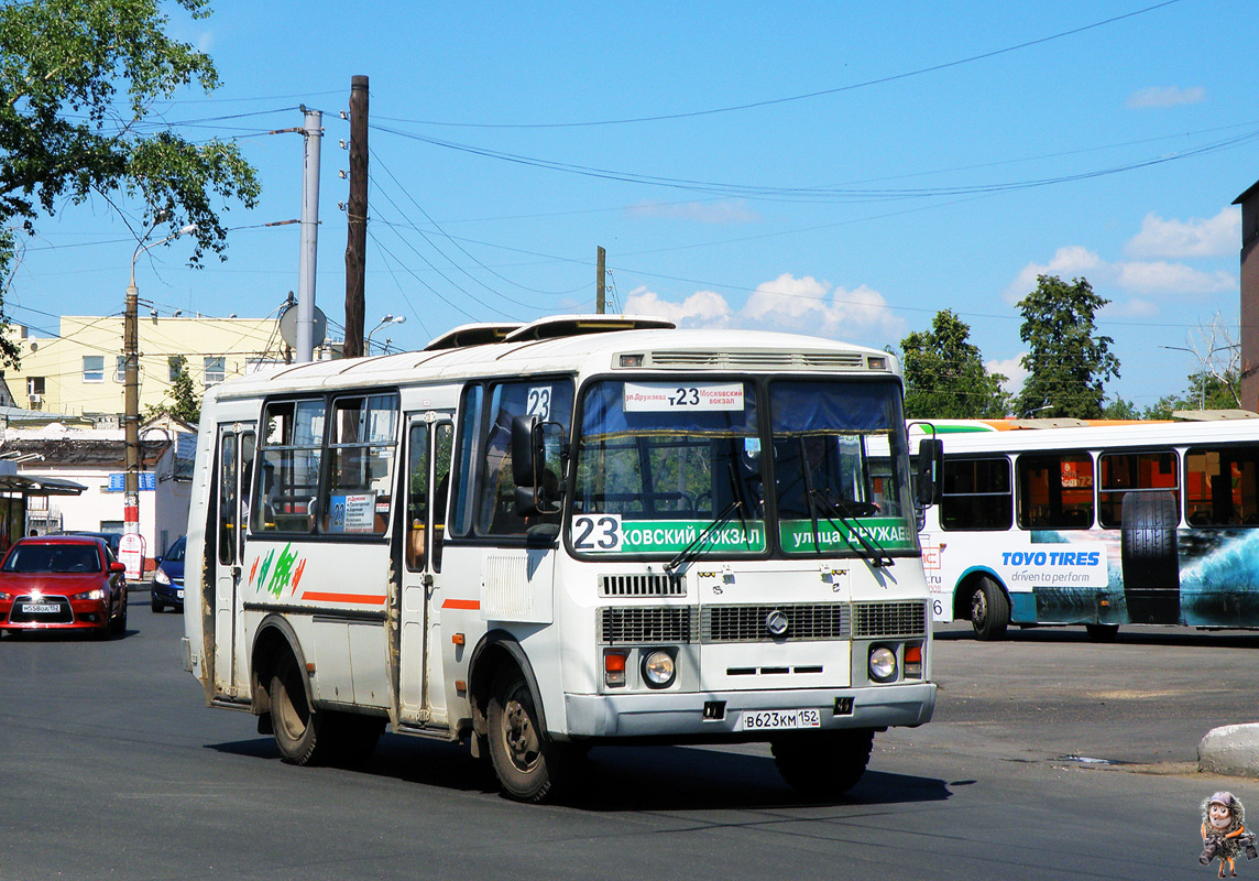 Нижегородская область, ПАЗ-32054 № В 623 КМ 152