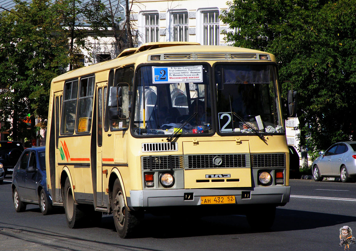 Нижегородская область, ПАЗ-32054 № АН 432 52