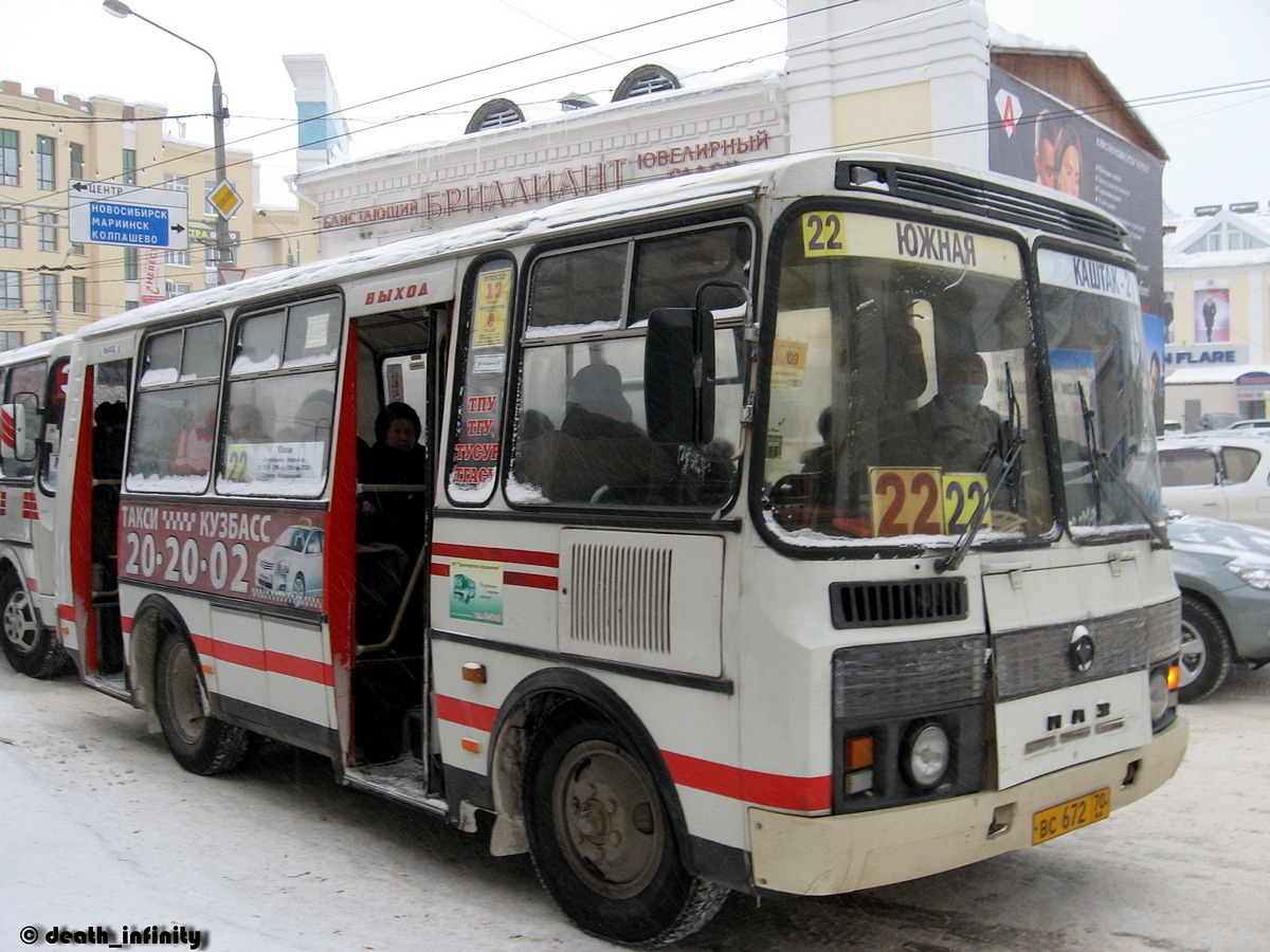 Томская область, ПАЗ-32051-110 № ВС 672 70