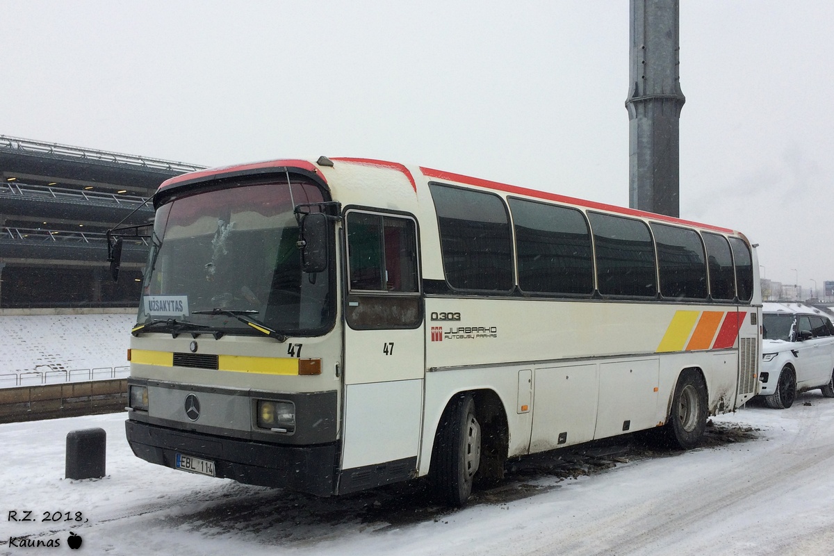 Литва, Mercedes-Benz O303-10KHP-A № 47