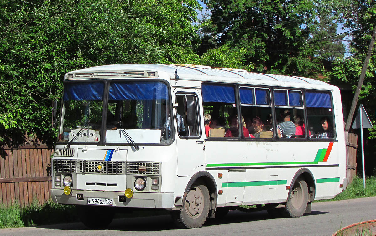 Нижегородская область, ПАЗ-32053 № О 594 ВА 152