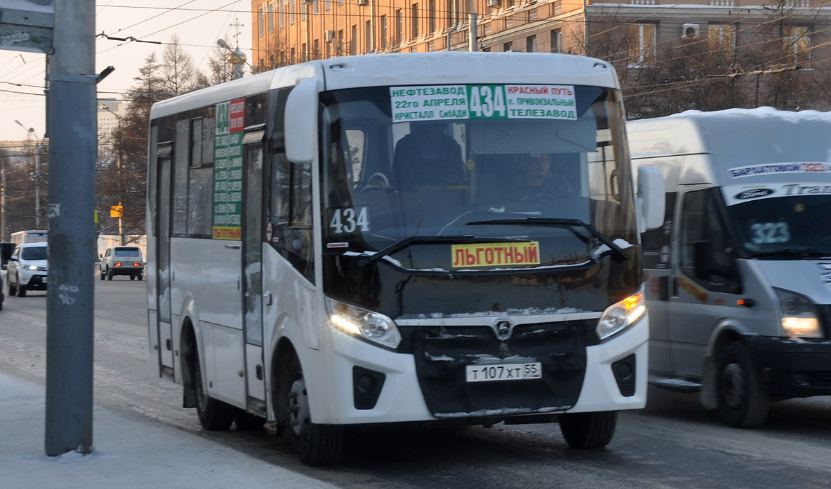 Omsk region, PAZ-320405-04 "Vector Next" # Т 107 ХТ 55