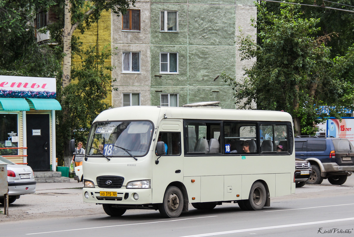 Алтайский край, Hyundai County SWB C08 (РЗГА) № АО 315 22