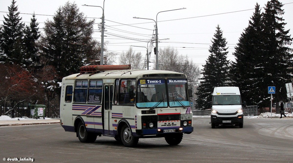 Томська область, ПАЗ-32053-50 № К 438 ТВ 70