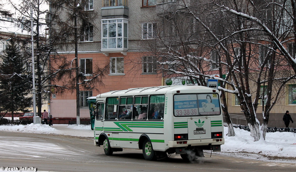 Томская область, ПАЗ-32054 № Е 876 РА 70