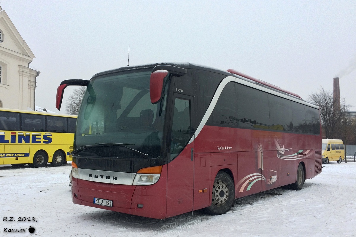 Литва, Setra S415HD № KDJ 191