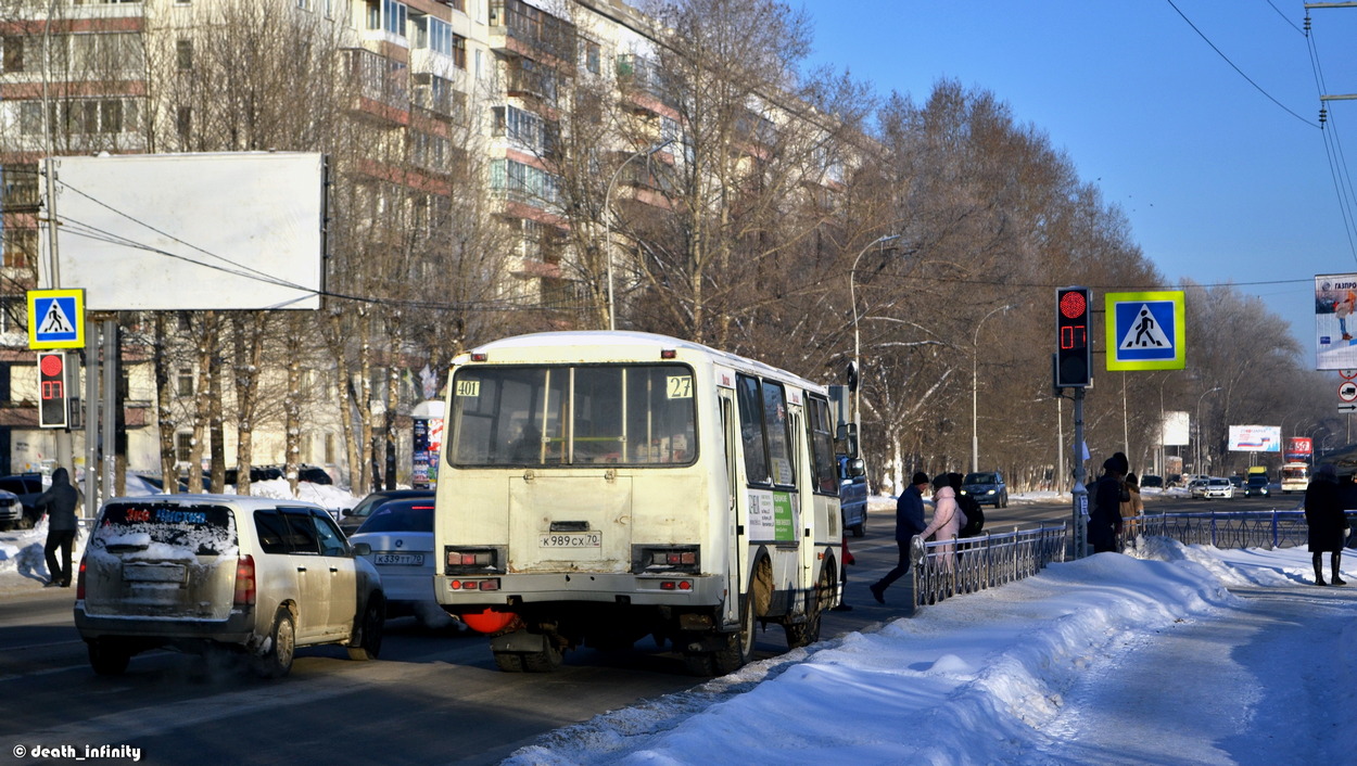 Томская область, ПАЗ-32051-110 № К 989 СХ 70