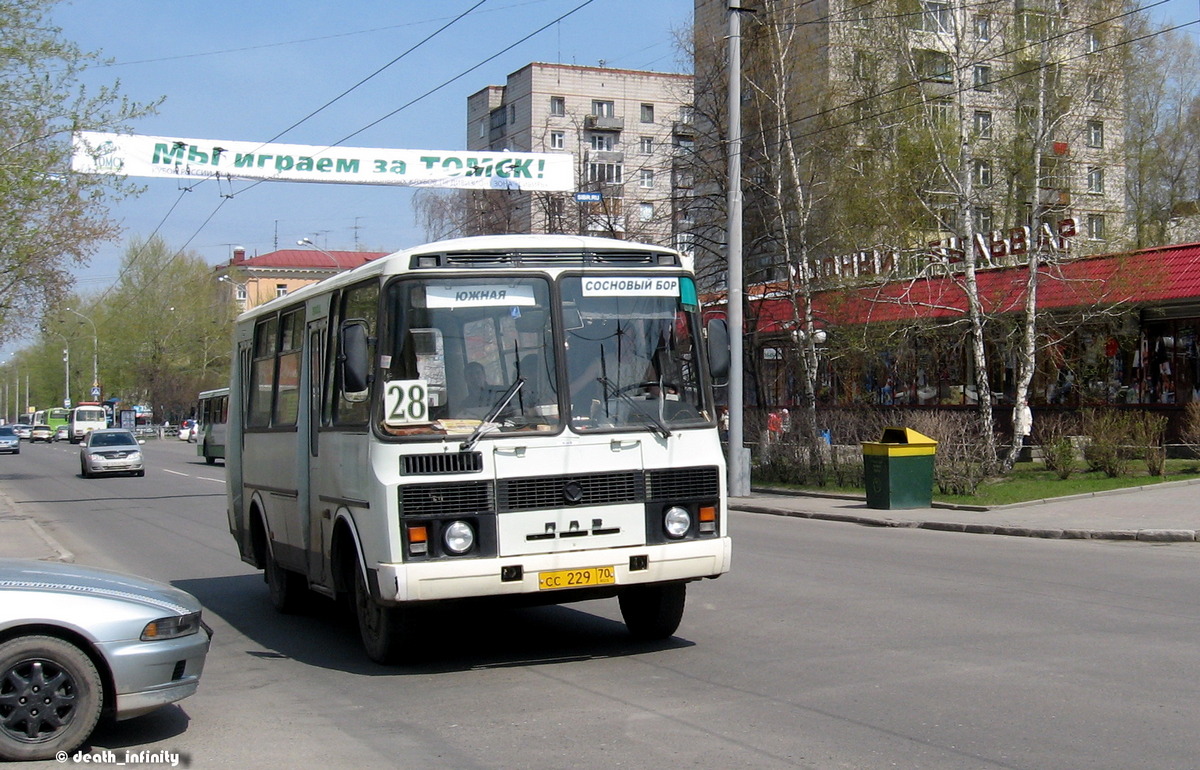 Томская область, ПАЗ-3205-110 № СС 229 70